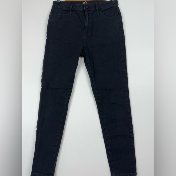 BDG Twig High Rise Crop Light Stretch Skinny Black Jeans Womens 28/6 - Picture 4 of 11